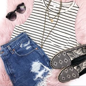 Gap Vintage High Waisted Distressed Shorts 31